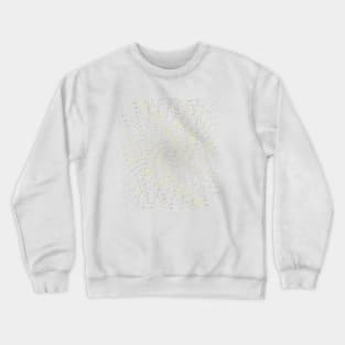 Golden swirling particles Crewneck Sweatshirt